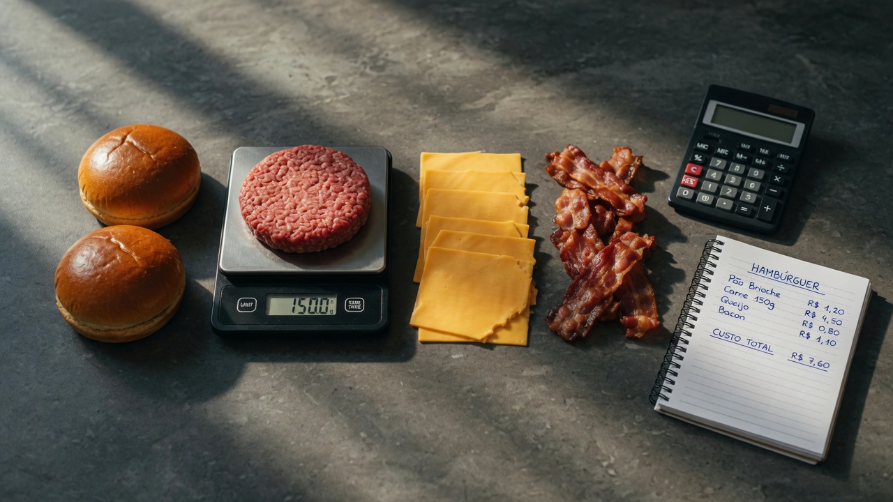 Como calcular o lucro real de um lanche: CMV simples pra quem odeia planilha